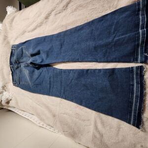 Women's Blue Flared Jeans